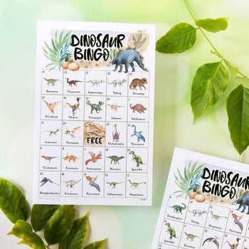 Preview of Dinosaur Bingo - 50 Cards
