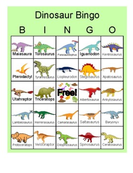 Dinosaur Bingo, Dinosaur Party Games, Dinosaur Bingo Printab - Inspire  Uplift