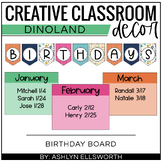 Dinosaur Birthday Board