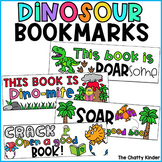 Dinosaur Bookmarks - Color Your Own Printable Bookmark Tem