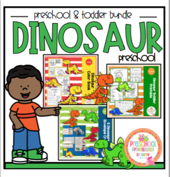 Preview of Dinosaur Bundle for Toddler-Preschool plus Craft