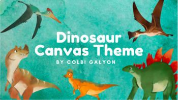 Preview of Dinosaur Canvas Theme