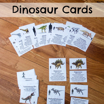 Preview of Dinosaur Cards