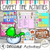 Dinosaur Carpet Time Activities Circle Time | Preschool | 