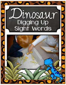 Preview of Dinosaur Center ~ Digging up Sight Words