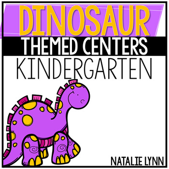 Preview of Dinosaur Centers for Kindergarten