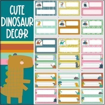 Dinosaur Classroom Decor Bundle / Dinosaur Theme Room Decor | TPT