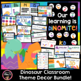 Dinosaur Classroom Decor Theme Bundle