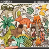 Dinosaur Clip Art: Prehistoric (Kate Hadfield Designs)