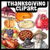 Thanksgiving Clipart - Watercolor