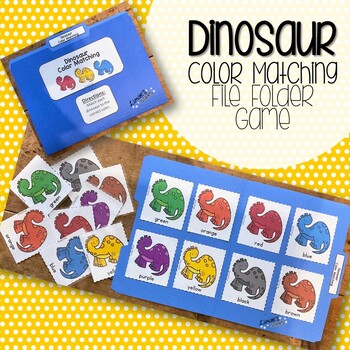 Printable Dinosaur Game - File Folder Fun