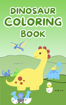 Preview of Dinosaur Coloring Book