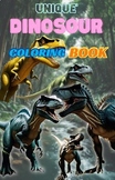 Dinosaur Coloring Book - Dinosaur Color Book, Unique Dinosaur
