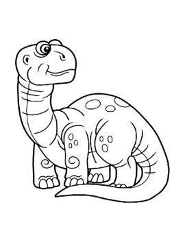 Dinosaur Coloring Book For Kids Ages 4-8: First of the Coloring