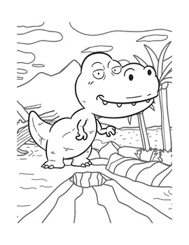 Dinosaur Coloring Books For Kids Ages 4-8: Fun, Unique, Beautiful  Illustrated Drawings of The Most Popular Dinosaurs (Large Print /  Paperback)