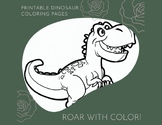 Dinosaur Coloring Pages (44 different pages to color)