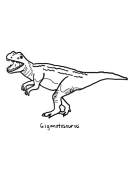 Preview of Dinosaur Coloring Pages