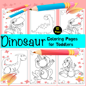 Preview of Dinosaur Coloring Pages