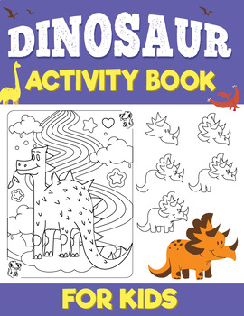 Preview of Dinosaur Coloring Pages | Dinosaur Activity Coloring Bundle