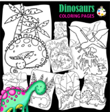 Dinosaur Coloring Pages Printable ClipArt