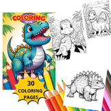 Dinosaur Coloring Pages for KIDS