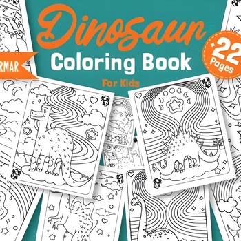 Preview of Dinosaur Coloring Pages for Kids