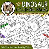 Dinosaur Coloring Pages for Preschool | Kindergarten | Fir