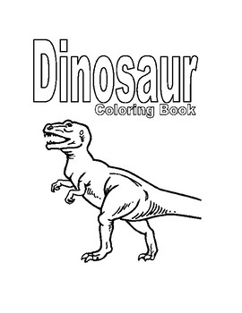 Preview of Dinosaur Colouring Book