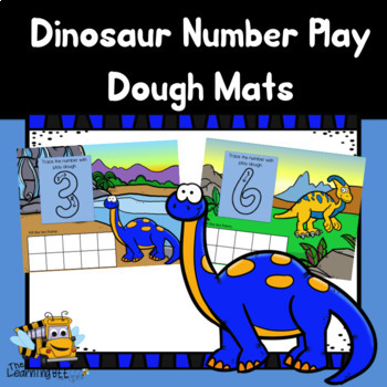 FRENCH Dinosaurs Playdough mats/ Dinosaures (pâte à modeler)