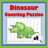 Number Order Puzzles for Kids Dinosaur Math