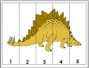 dinosaur math number puzzles 1 10 by megascience meg tpt