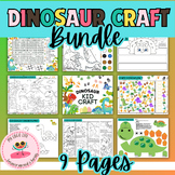 Dinosaur Craft Bundle| 9 Activities | *BUNDLE ALERT*