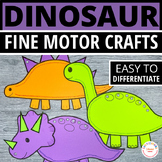 Easy Dinosaur Craft & Fine Motor Skills Activities - Cutti
