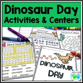Preview of Dinosaur Day Activities and Centers 