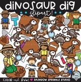 Dinosaur Dig Clipart Set!