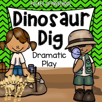 Preview of Dinosaur Dig Dramatic Play