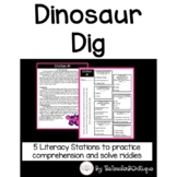 Dinosaur Dig Reading Riddles: A Reading Review