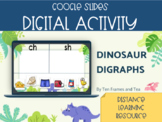 Dinosaur Digraphs First Grade Google Slides Activity