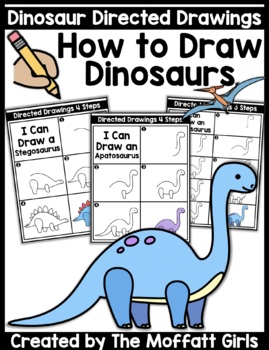 Preview of Dinosaur Directed Drawings