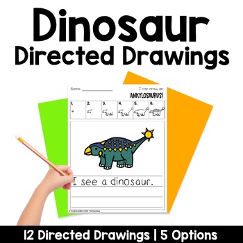 Preview of Dinosaur Directed Drawings