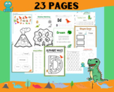 Dinosaur Dot Marker, Worksheets