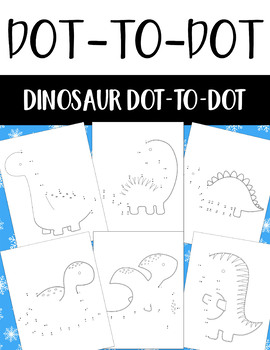 Preview of Dinosaur Dot to Dot 1-10 and 1-20