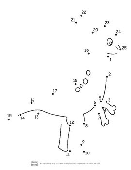 Dinosaur Dot to Dot Worksheets by Itsy Bitsy Fun | TPT