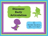 Dinosaur Early Articulation (K/G/F/P/B/M) Activities for S