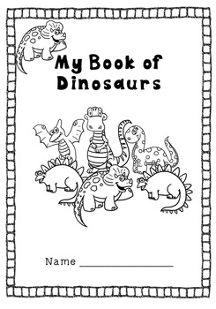 Preview of Dinosaur Early Skills Book