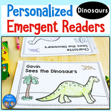 Dinosaur Emergent Readers - Personalized Name Books