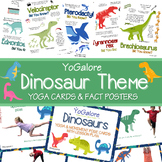 Dinosaur Fact Posters and Yoga & Movement Pose Cards