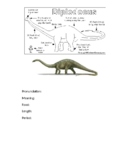 Dinosaur Fact Sheets Booklet