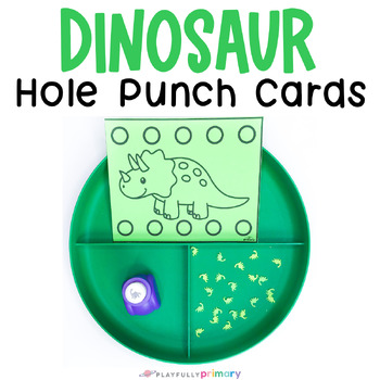Preview of Hole Punch Activities - Dinosaur Fine Motor