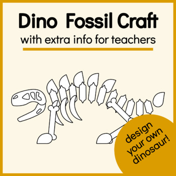 Preview of Dinosaur Fossil Craft